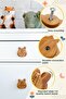 Tiger Pattern (1 Pc) Baby Kids Room Wooden Furniture Cabinet Drawer Handle - 2