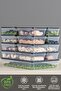 13-Piece Fridge Organizer Freezer-Microwave Compatible Storage Container 1x2400ml-2x1170-2x1200ml-8x600ml - 3
