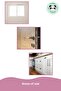 Window Lock 7 Pieces Dark Brown Door and Window Safety Apparatus Security Product Lock - 6