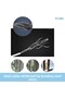 Window Lock 10 Pieces Black Door and Window Safety Apparatus Safety Product Lock with Rope - 4