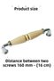 (16 cm)-Porcelain Cover Handle Cabinet Drawer Handle Furniture Kulb Kitchen Bathroom Handle -Pearl160Mm-Stk3336 - 7