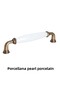(12.8 cm)-Porcelain Furniture Handle Handle Cabinet Drawer Kitchen Bathroom Door Handle Ruby128Mm-Stk0815 - 6