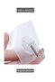 12 Pieces 6x6 Cm Transparent Self Adhesive Water Resistant Strong Hanger with Hooks - 7