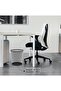 Trash Can with Mesh Holes Silver Gray / Office under Desk - 2