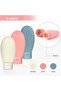 Set of 3 Refillable, Portable Multi-Purpose Cosmetic Bottles for Travel| Empty Cream Package - 3