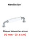 Porcelain Metal Handle Kulb Furniture Cabinet Drawer Kitchen Handle Ruby96Mm-Stk0352