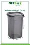 Set of 12 Large Size Square Storage Containers 1200 Ml. Anthracite Labeled Food Jar Set - 5