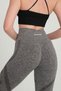 Gray Gymhams Hip Gathered Hip Shaping Push Up Sports Leggings - 4