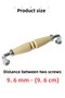 (9,6cm) -Porcelain Cover Handle Cabinet Drawer Handle Furniture Kitchen Kulb Bathroom Handle Pearl (96mm)-Stk3334 - 6