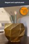 Makeup Organizer, Makeup Brush Holder, Makeup Brush Holder, Gold Antique Finish, Model 20 - 4
