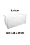 Quilt Cover Battal Mega Plus 120 X 53 X 51 cm 3 Pieces White
