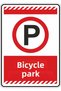 25X35Cm /Phosphorescent Composite/Bicycle Parking Space