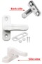 Baby Kids Pimapen PVC Door Window Safety Protection Lock Latch Glass Lock White (5 PCS) - 6