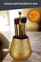 Makeup Organizer, Makeup Brush Holder, Makeup Brush Holder, Gold Color, Model 3 - 2