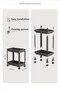 2-Tier Rolling Organizer Shelf, Kitchen Countertop, Under Sink And Detergent Holder - 7