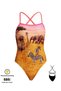 Funkita Stp Circle of Life Women's Swim Trunks - Double Cross Back, Chlorine Resistant, Ecological Design