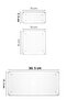 4-Piece Transparent Drawer Organizer 1X(B.Dkdrtgn, B.Kare) 2X(K.Dkdrtgn) - 2