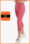 Women's Dried Rose Sports Set Capri Leggings and Crop Athlete 2-Piece Set New Season Seasonal Capri -crop 3020 - 5