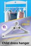 Children's Clothes Hanger 12 Pieces Baby Hanger with Bow Baby Kids Clothes Hanger