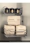 Set of 3 Organizer Food Box Bpa Free Storage Box Onion Container Vegetable Basket Cream 8 Lt X 3 - 2
