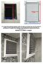Ventilation Grille Bathroom Wc Toilet Grille Plastic Louver White 27X32 Cm. - 4