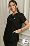 Women's Bat Sleeve Terrycotton Fabric Single Top