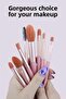 8-Piece Brick Color Brush with Pink Case Makeup Brush Set - 4