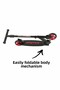 Quality Pink Kids Scooter Foldable 2 Wheels (Ages 8 and up) Carries up to 100 - 3
