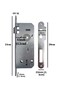 OVAL 45mm Recessed Interior Door ROOM Lock (ROOM)(18mmx45mm) - 4