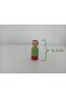 Wooden Painted Peg Dolls - Fun Colorful Pegdoll - 3