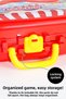 13 Piece Wheeled Toy Grocery Set - Children's Grocery Game with Accessories and Cash Register with Bag - 6