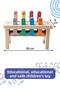 Moving Wooden Clap-Clap Game/For Ages 1+/Montessori Educational and Learning Toy for Children/Safe, Fun - 5