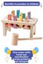 Moving Wooden Clap-Clap Game/For Ages 1+/Montessori Educational and Learning Toy for Children/Safe, Fun - 4