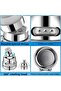 Chrome 360 Degree Rotating 3-Function Water Saving Faucet Head 3-Function Functional Design - 5