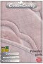 Cotton Woven Water Absorbent Bath Mat, Bathroom Carpet Royal 60X60 cm Powder Pink - 3