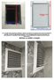 Ventilation Grille Bathroom Wc Toilet Grille Plastic Louver White 45X55Cm. - 4