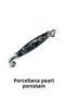 160 Mm-Porcelain Metal Furniture Handle Handle Cabinet Drawer Kitchen Bathroom Child Handle Handle -Ruby -Stk3309 - 8