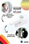 White Window Lock with 10 Pcs Buttons Child Safety Security Burglar Pimapen Pvc Door Baby Lock - 8