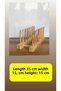 Wooden Decorative Plate Rack, Plate Stand - 8