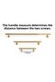 4122-128 Lux Stainless Gold Shiny Imported Handle TV Unit Kitchen Cabinet Drawer Furniture Handle 128mm - 2