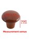 15 Pieces of Hard Plastic Mushroom - Walnut Cabinet and Drawer Cabinet Furniture with Doors - 3