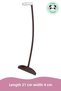 Window Lock 1 Piece Dark Brown Door and Window Safety Apparatus Safety Product Lock - 3