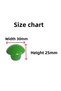 15Pcs Green Mushroom Button Handle Child Baby Furniture Drawer Cabinet Door Handle Metal Handle Accessories - 3