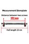 Furniture Kitchen Cabinet Drawer Cupboard Door Handle Handle Black Metal Handles (192 mm - 19.2 cm) - 3