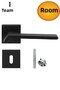 Romtoy Ale Door Handle Matte Black Fits Right Left Front Rear Yale Exterior Door 1 Set.