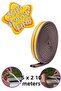 5x2=10 Meters Door Window Tape Brown Wick Adhesive Cold Insulation Tape