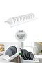8-Compartment Plate Organizer Pot Lid Stand Kitchen Plate Organizer Rack Apparatus - 3
