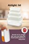 Set of 4 Airtight Storage Containers Grey 1X(250-500-750-1200 ml) - 5