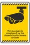25X35Cm/Phosphor Composite/This Caravan Is Being Monitored by a Closed-Circuit Camera System./V5-2