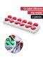 2 Pieces 12-Eye Heart Silicone Heart Ice Box Mold with Lid